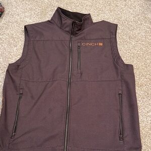 Cinch Dark Brown Sleeveless Vest